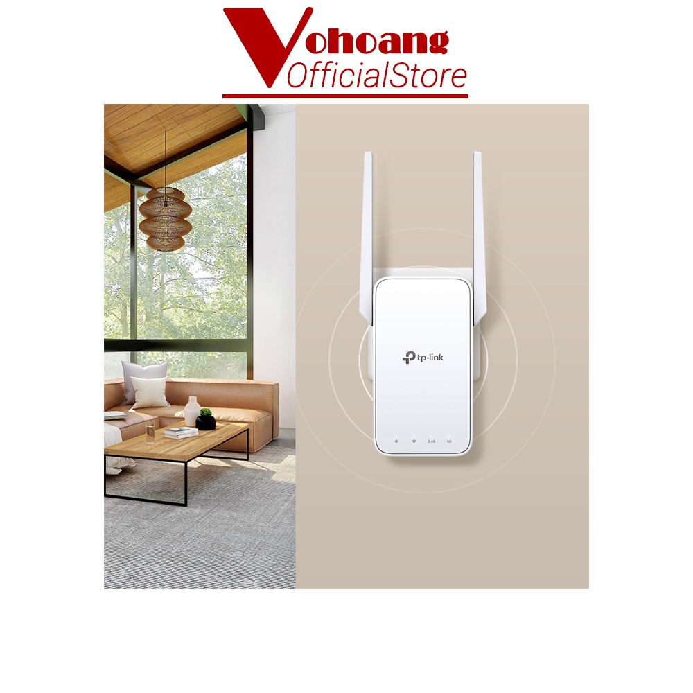 Bộ Mở Rộng Sóng WiFi OneMesh TP-LINK RE315 tốc độ cao AC1200 ăng ten ngoài