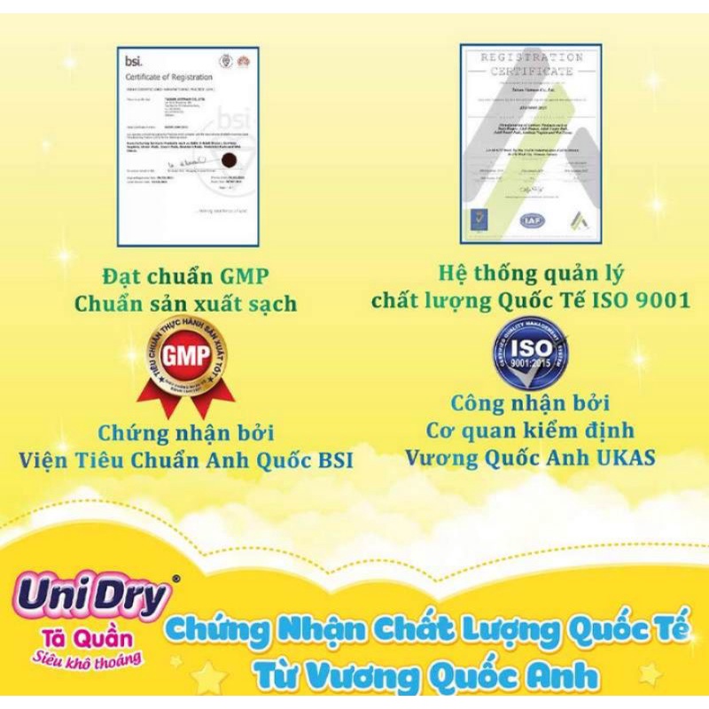 Tã Dán Unidry Super S48/ M42/ L38/ XL34/ M76/ L68/ XL62 mẫu mới