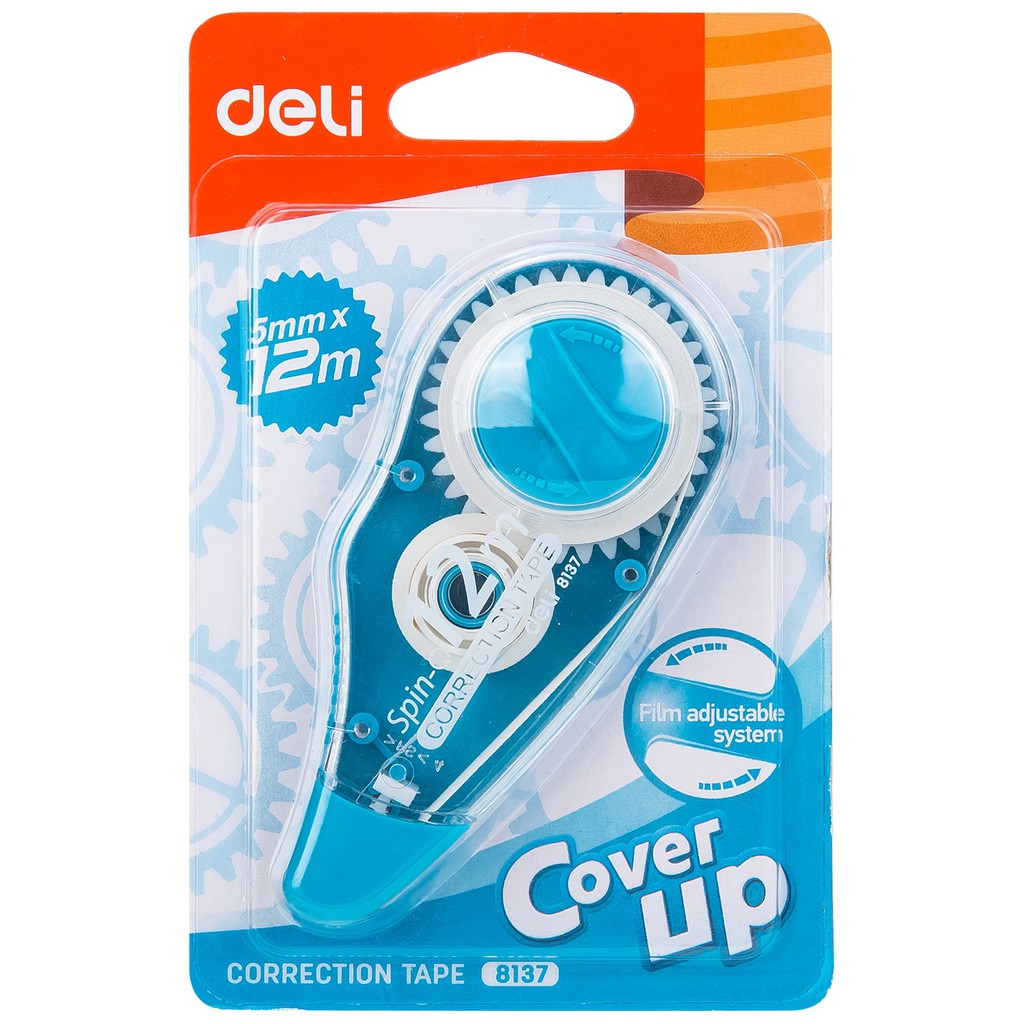 Bút Xoá Kéo Băng Xoá Giấy Xoá Nhanh Nét Xoá Không Bị Đứt Deli - Băng Xoá Kéo Học Sinh Văn Phòng Tiện Lợi Siêu Dài