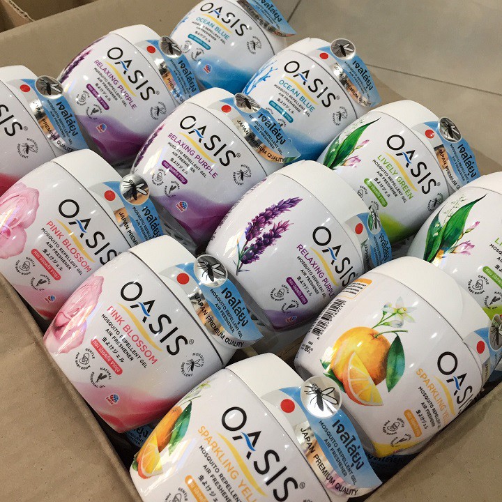 SÁP ĐUỔI MUỖI, THƠM PHÒNG OASIS 180g THÁI LAN