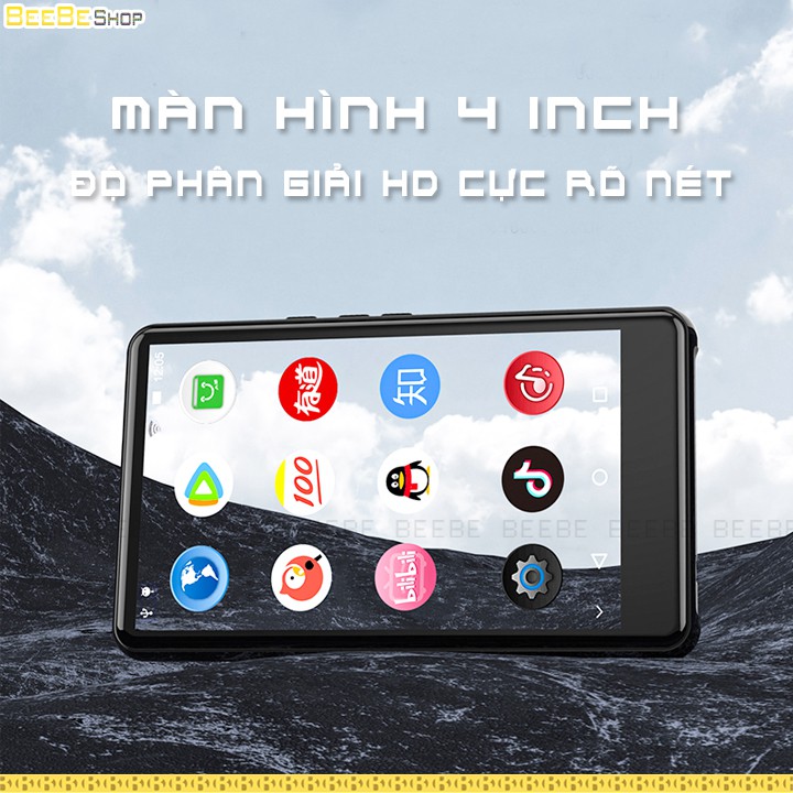 Ruizu H6 - Máy Nghe Nhạc Có Wifi và Bluetooth, Xem Phim HD, Màn Hình Cảm Ứng, Hệ Điều Hành Android 5.1