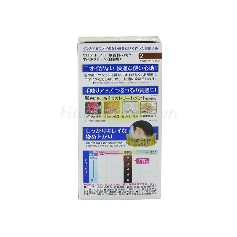 Kem nhuộm tóc Salon De Pro 2 Brighter Brown - Hachi Hachi Japan Shop