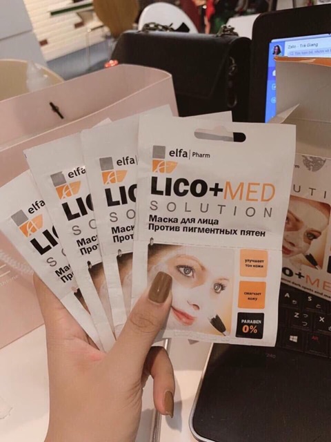 MẶT NẠ LICO+MED. Set 2 gói