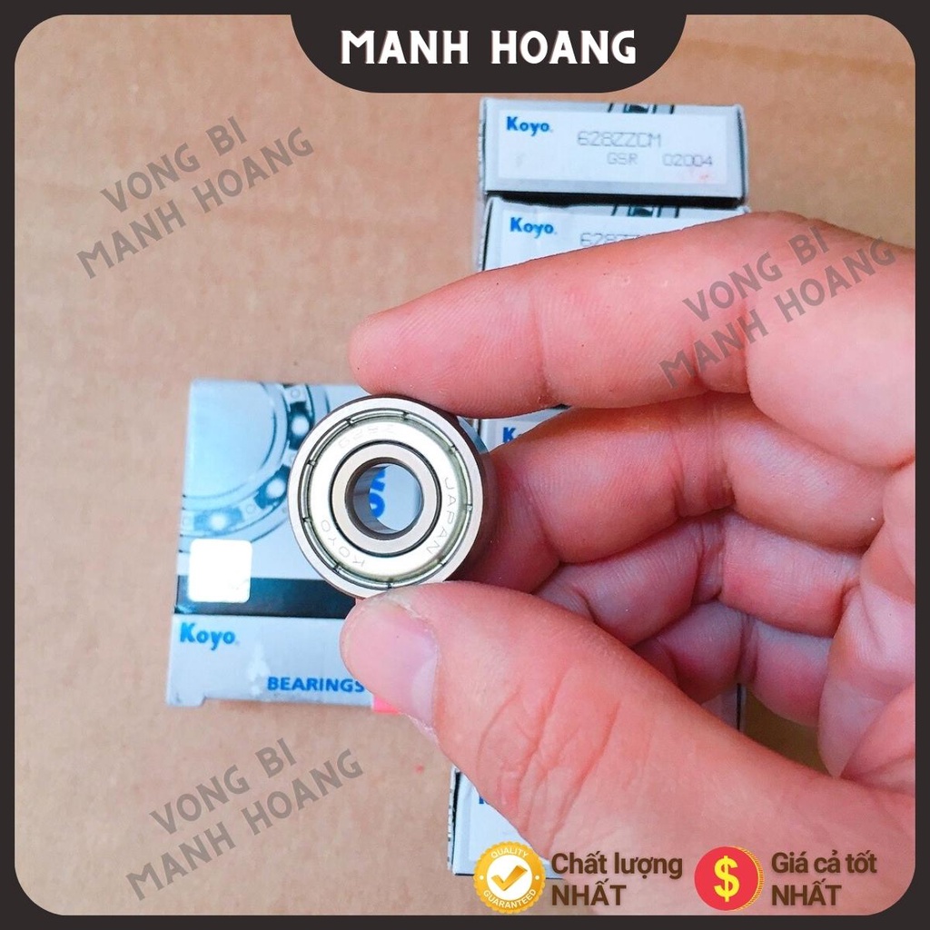 Vòng bi, bạc đạn 628 ZZCM KOYO, tiêu chuẩn quốc tế, chất lượng cao, bền bỉ - Vòng bi Mạnh Hoàng