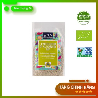 Đậu Lăng Xanh Hữu Cơ 400g Sottolestelle Organic Green Lentils Altamura IGP