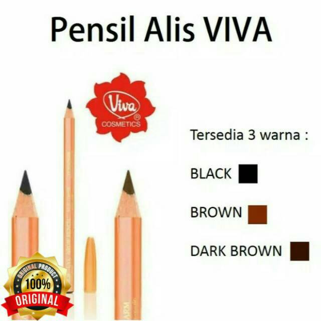 (hàng Mới Về) Bút Chì Kẻ Lông Mày Viva