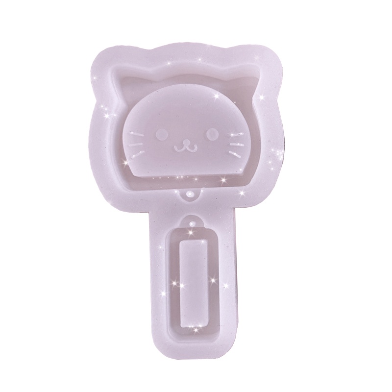 Khuôn Silicone Làm Chuông Gió Resin Epoxy Hình Thú/Gấu/Gấu DIY Treo Tường