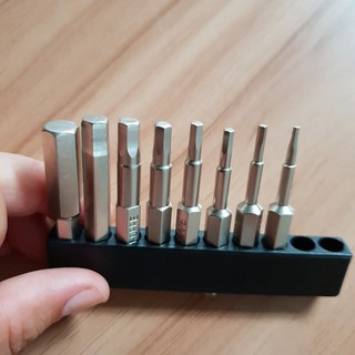 khoan, máy bắn vít Bộ 8 đầu lục giác dành cho khoan
