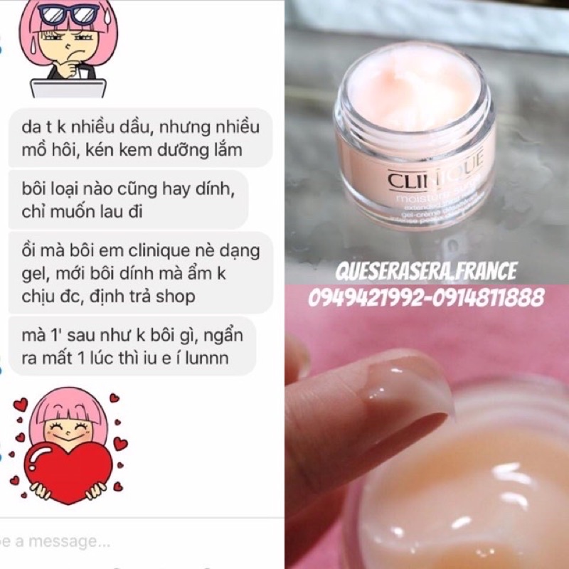 Kem dưỡng clinique moisture surge thirst relief 100h