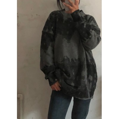 [ORD TAOBAO] ÁO LEN ULZZANG - ÁO LEN UNISEX NAM NỮ - ÁO LEN LOANG MÀU XÁM ĐEN