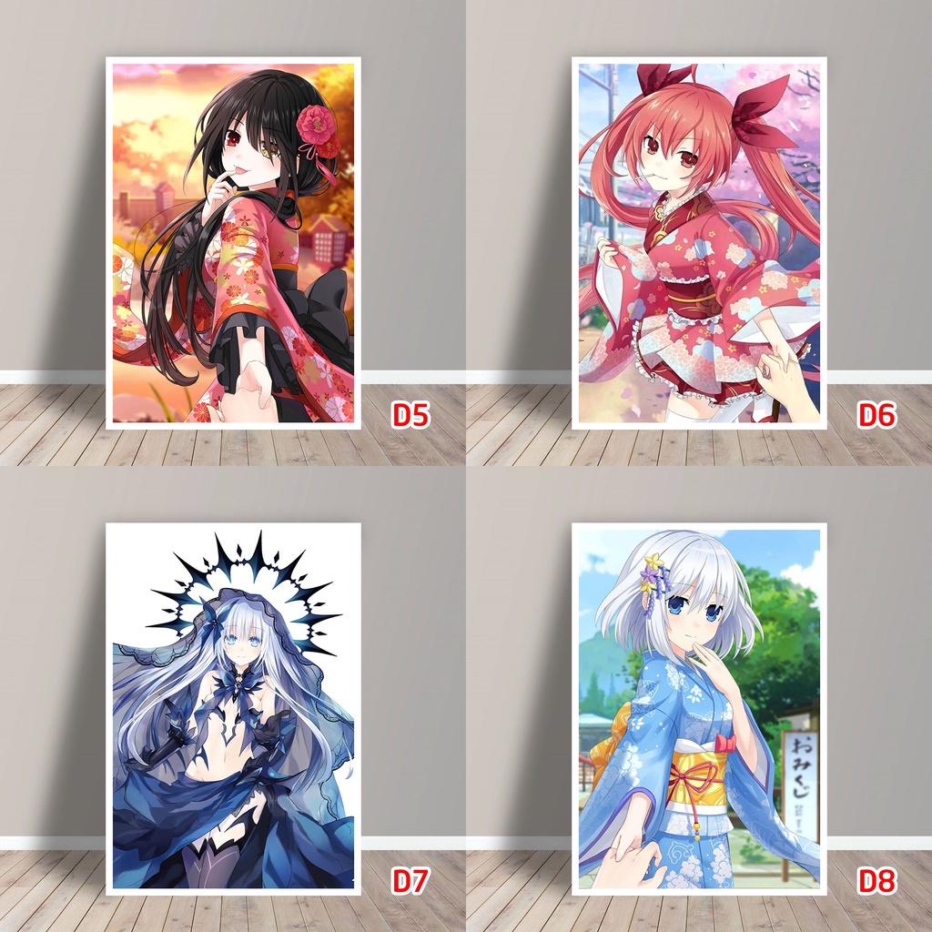 Tấm Postcard Cao Cấp Anime Date A Live