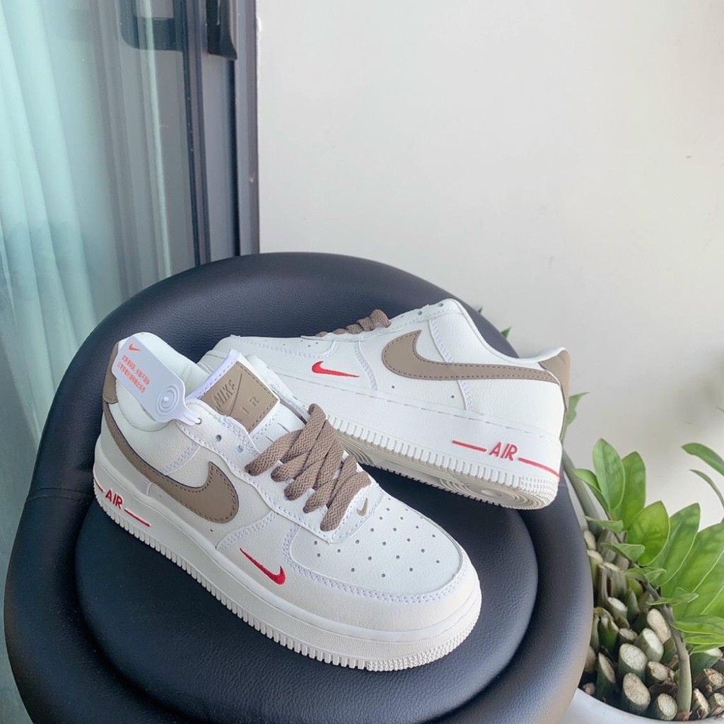 [More&More] Giày Sneaker AF1 custom Vệt nâu chất lượng nguyên bản MSN2371