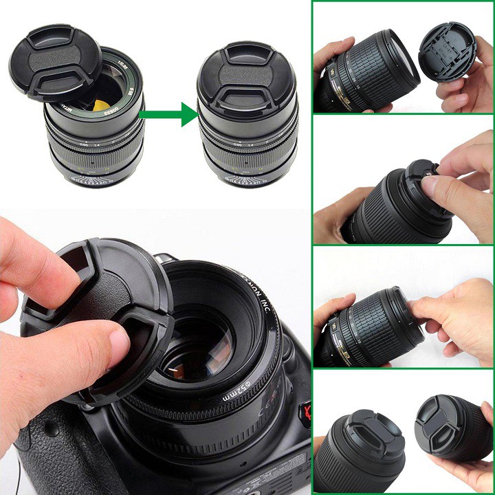 Nắp lens không tên, Cáp lens không tên, dùng cho ống kính các hãng