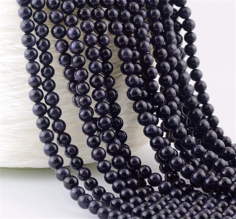 Chuỗi hạt đá sa thạch xanh độc đáo thời trang