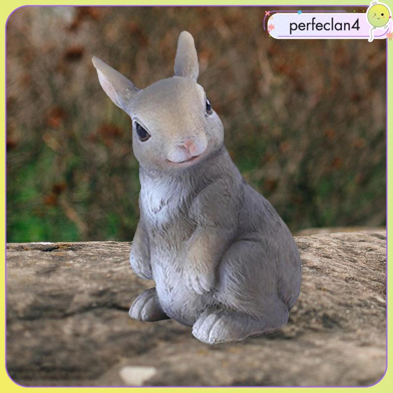 Set 4 Đồ trang trí Động Vật Bằng Nhựa Resin Trang Trí Sân Vườn