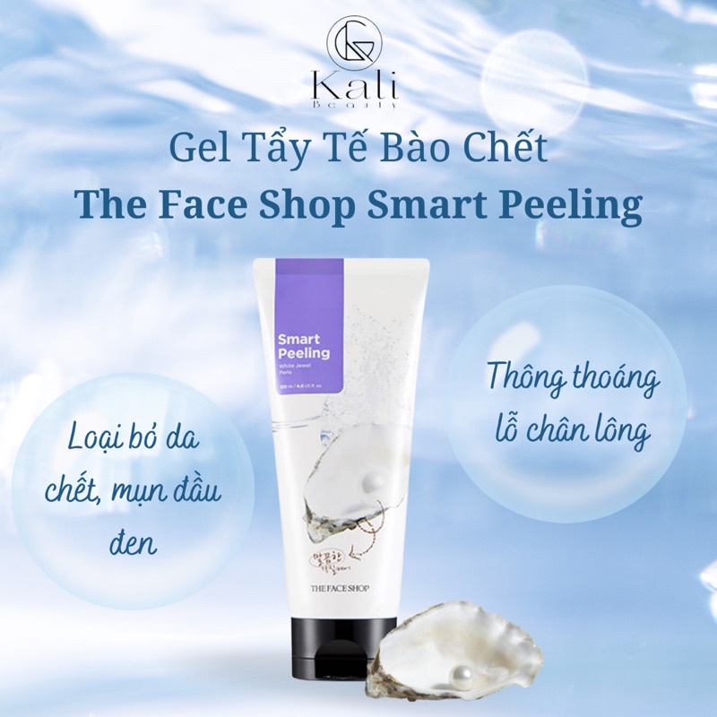 Tẩy da chết ngọc trai White Jewel Peeling The Face Shop