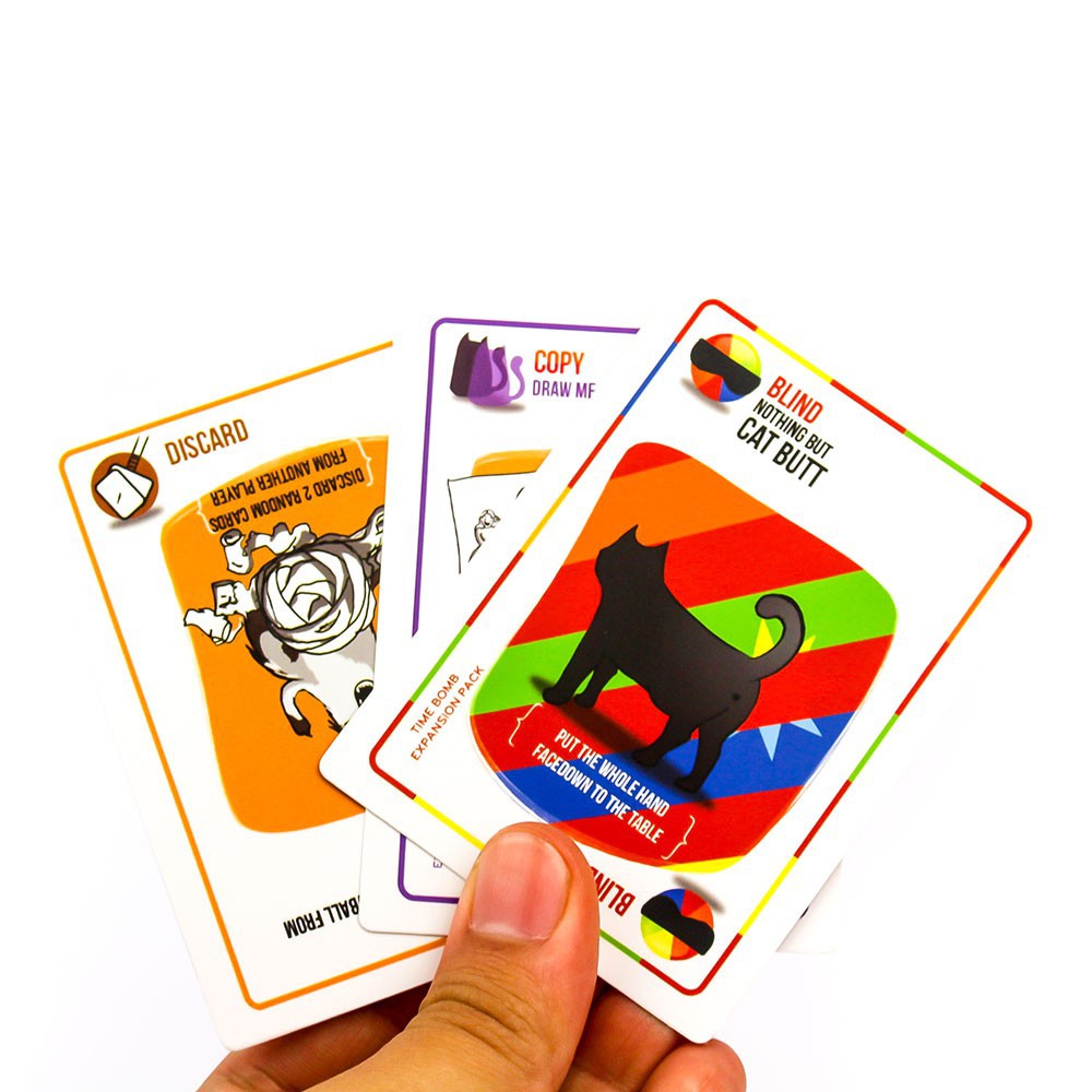 Combo mèo nổ hẹn giờ 18+ exploding kittens timebomb