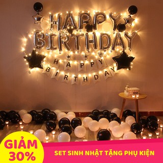 Set bóng trang trí sinh nhật nhiều tone màu tự chọn