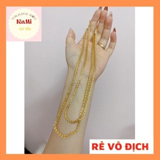 Dây chuyền nữ ♥️Freeship🧶 Dây chữ cong mạ vàng sáng đẹp
