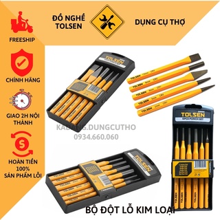 Bộ đục cơ khí 5 cây 25091/ 6 cây 25090 punch set industrial