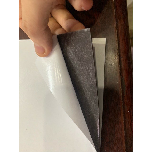 (NAM CHÂM A4 ) tấm nam châm dẻo a4 297mm x 210mm x 0.5 có keo dán