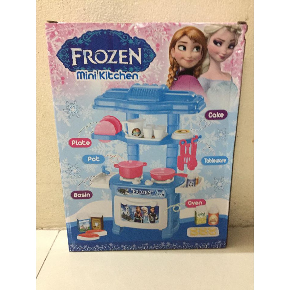 Bếp Frozen mini màu xanh