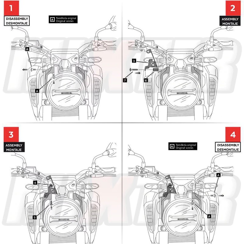 Kính Chắn Gió Cho Xe Mô Tô Honda Cb125R Cb300R Neo Sports Cafe 2018-2020 Cb 125r Cb 300r 18 '- 20'
