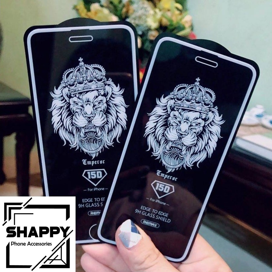 [XẢ HÀNG] Kính Cường Lực IPhon Remax 15D Bóng Full Màn Các Dòng 6/6P/7/7P/8/8P [Shappy Shop]