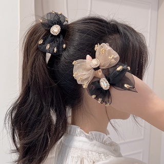 Kẹp tóc nơ vải chiffon thời trang nữ tính