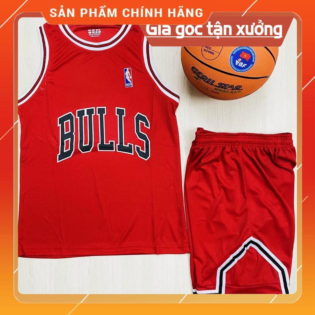 [SIÊU SALE] Bộ quần áo bóng rổ NBA BULLS cao cấp ⚡ FREE SHIP ⚡ vải thun lạnh đủ size người lớn trẻ em