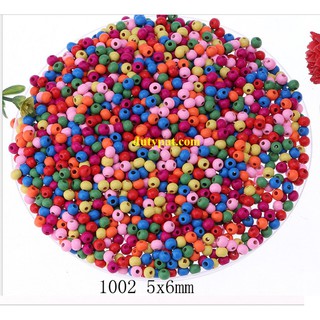 gói 5-25gam hạt gỗnhiều màu nhiều size 4-25mm