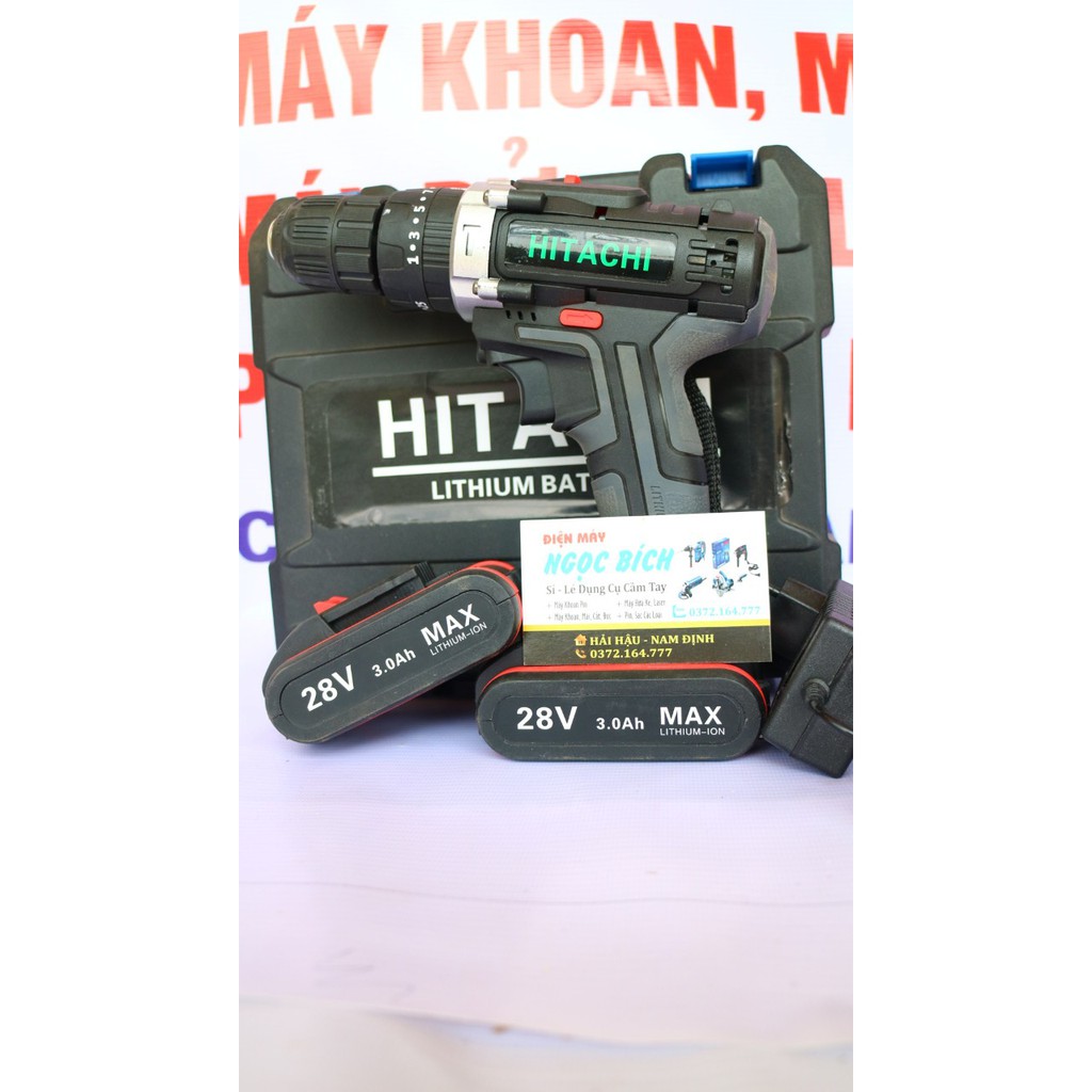 [Có Búa] Máy Khoan Pin 28v Pin Trâu