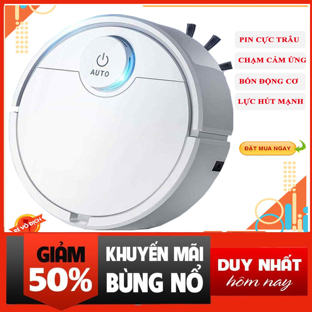 (GIÁ CỰC SỐC) Robot Hút Bụi Thông Minh, Robot Hút Bụi Tự Động ES300, Robot Hút Bụi Lau Nhà Tự Động Thế Hệ Mới, MUA NGAY!