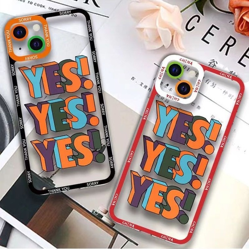 Ốp Điện Thoại Silicon Mềm Trong Suốt In Chữ Thời Trang Cho IPhone 13 12 11 Pro Max X XS Max XR 6 6s 7 8 Plus