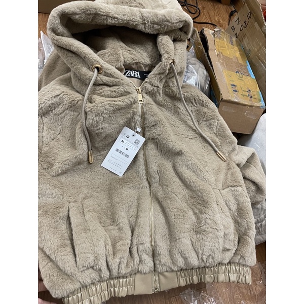 Áo khoác lông zara [hàng sẵn kèm ảnh thật] | BigBuy360 - bigbuy360.vn