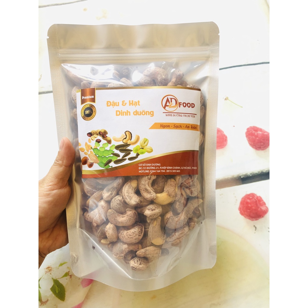 hạt điều rang muối 500gr hàng loại 1 chất lượng cao