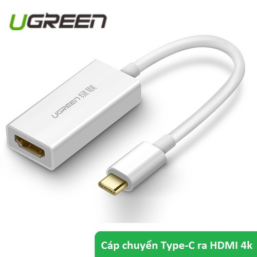 Cáp Chuyển USB Type C to HDMI Ugreen 40273 - Cáp USB-C To HDMI- Hàng Chính Hãng