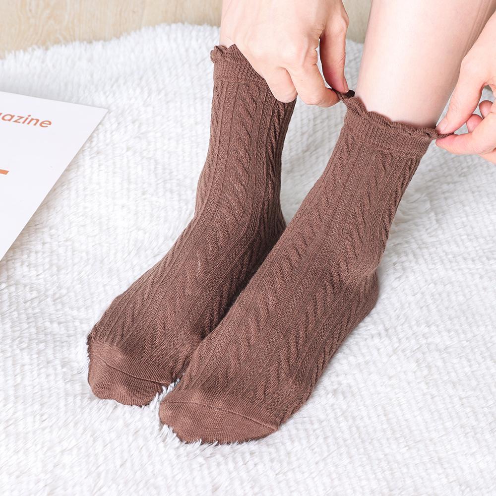 Vớ Ren Dài Màu Sắc Xinh Xắn Cho Nữ