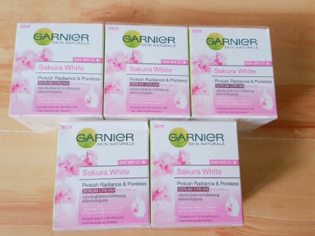 6 Gói Kem Dưỡng Trắng Da Chống Nắng Garnier Skin Naturals Thái Lan (chính hãng)