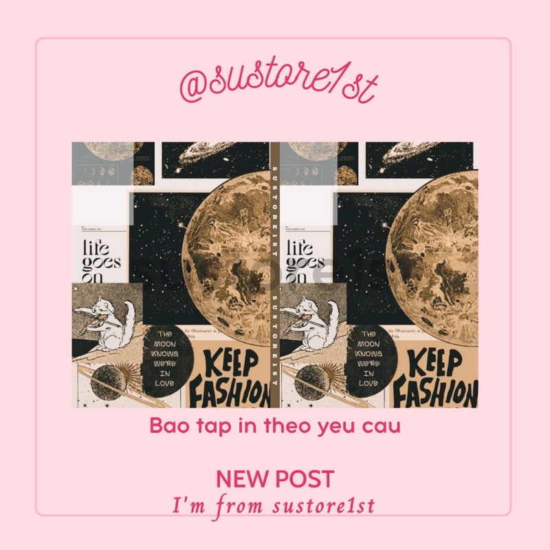 Bao tập in theo yêu cầu giấy nhám