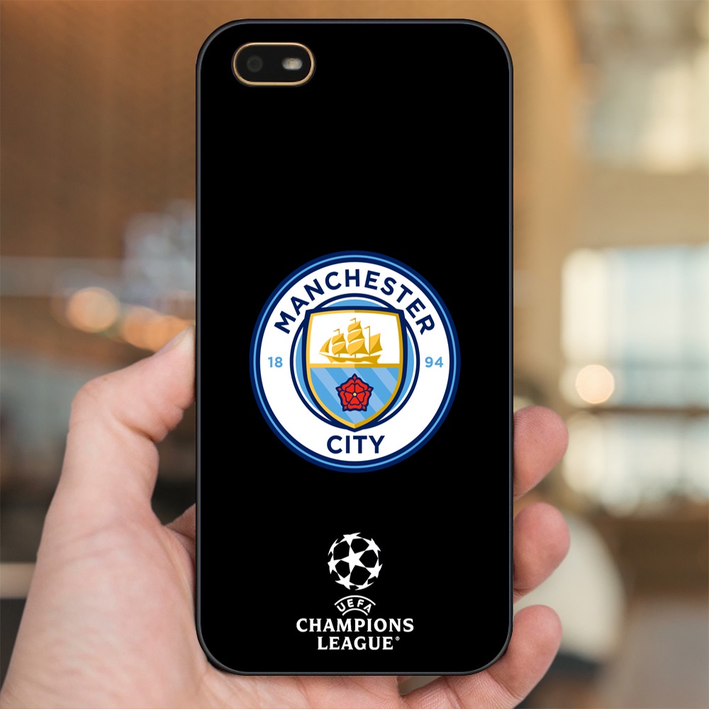 Ốp lưng Oppo A1K viền đen in hình Manchester City MC