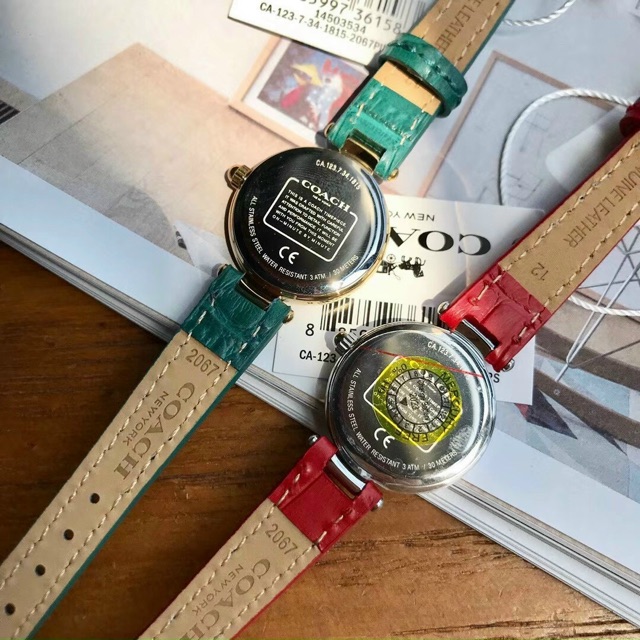 Đồng hồ Coach nữ dây da 𝗖𝗼𝗮𝗰𝗵 𝗛𝗮𝗹𝗲𝘆 - Leather hot trend 2020 – Tibihome