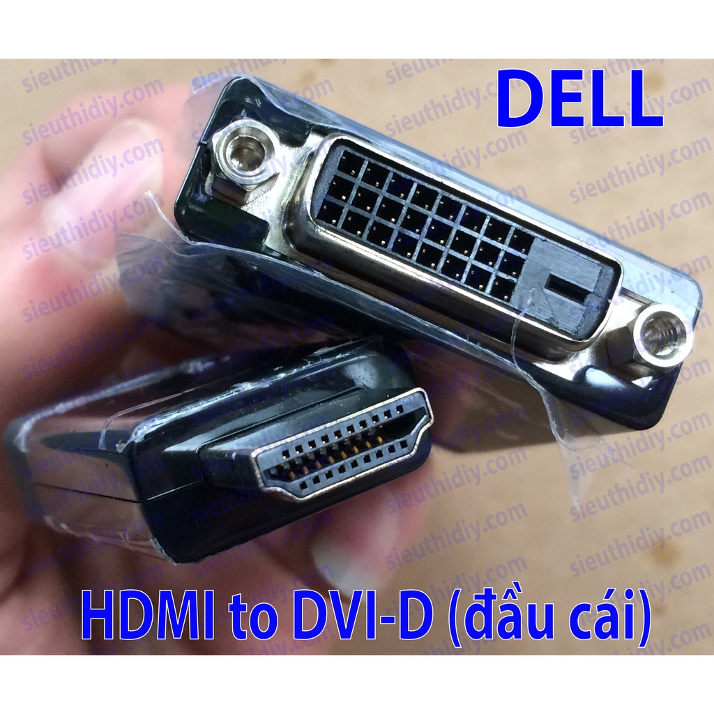 Bộ chuyển cổng tín hiệu hình ảnh DisplayPort, HDMI sang DVI-D hãng DELL