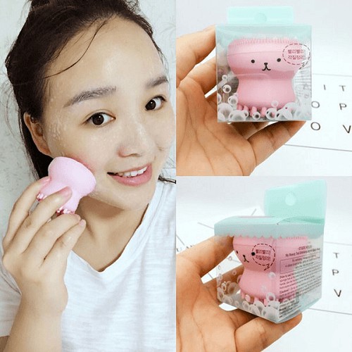 Cọ Rửa Mặt và Masage Bạch Tuộc - Etude House My Beauty Tool Jellyfish Silicon