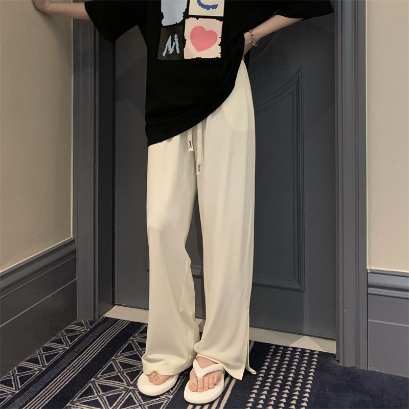 Quần thẳng ZHELIHANGFEI lưng cao ống rộng thời trang dành cho nữ