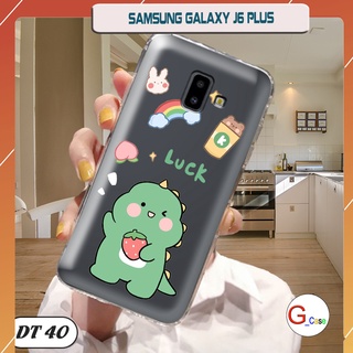 Ốp lưng điện thoại Samsung Galaxy J6 Plus dẻo trong in hình