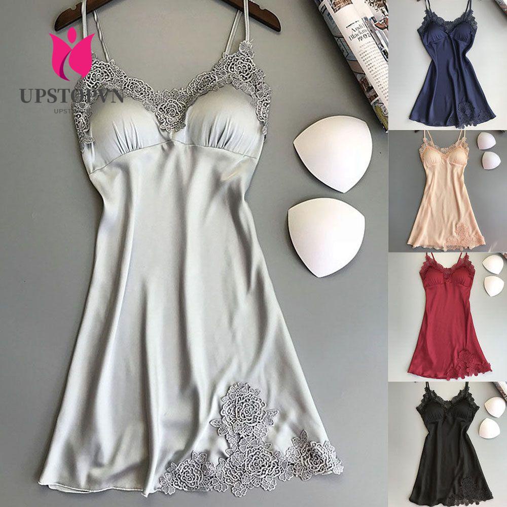 Đầm Ngủ Có Mút Đệm Ngực Gợi Cảm Dành Cho Nữ