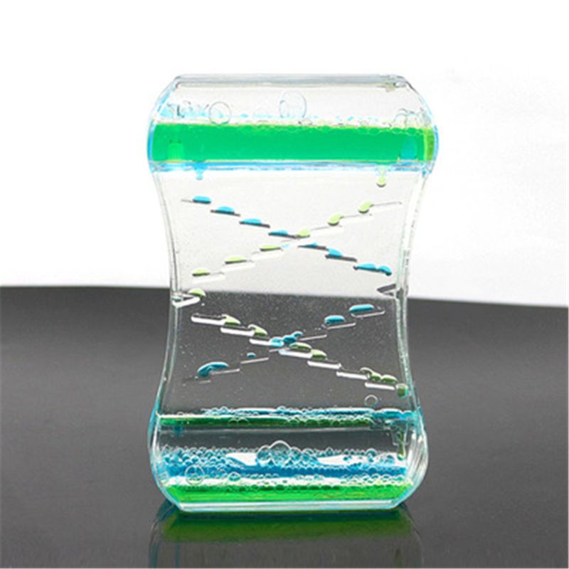 Đồ chơi giảm căng thẳng hình giọt nước nhiều màu sắc mô phỏng chất lỏng chuyển động có thể hẹn giờ