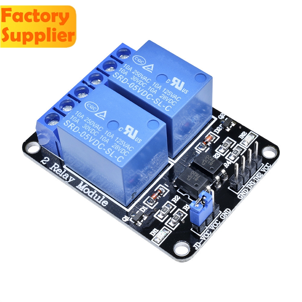 Mô Đun Rơ Le 2 Kênh 5v Chuyên Dụng Cho Pic Avr Dsp Arm Arduino
