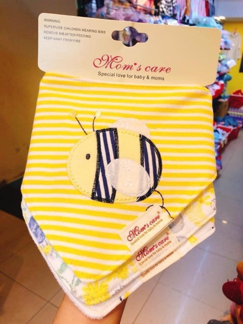 Set 3 Yếm Tam Giác Cao Cấp MomCare Chất Đẹp